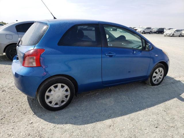 JTDJT923X75138178 - 2007 TOYOTA YARIS BLUE photo 3