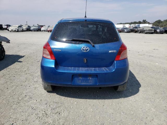 JTDJT923X75138178 - 2007 TOYOTA YARIS BLUE photo 6