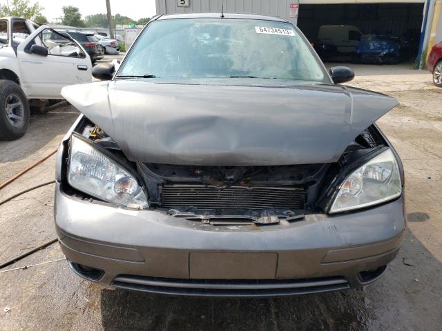 1FAHP37N17W335346 - 2007 FORD FOCUS ZX5 GRAY photo 5