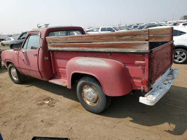 D23BB5S119027 - 1975 DODGE PICKUP RED photo 2