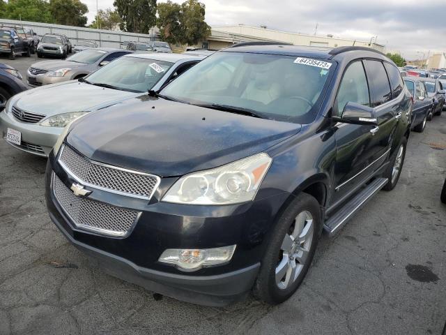 1GNEV33DX9S125491 - 2009 CHEVROLET TRAVERSE LTZ BLACK photo 1