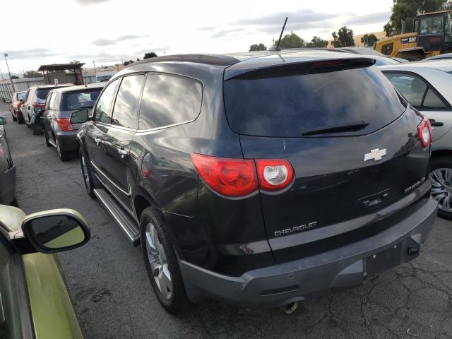 1GNEV33DX9S125491 - 2009 CHEVROLET TRAVERSE LTZ BLACK photo 2