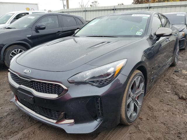 KNAE45LC5M6090193 - 2021 KIA STINGER GT1 GRAY photo 2