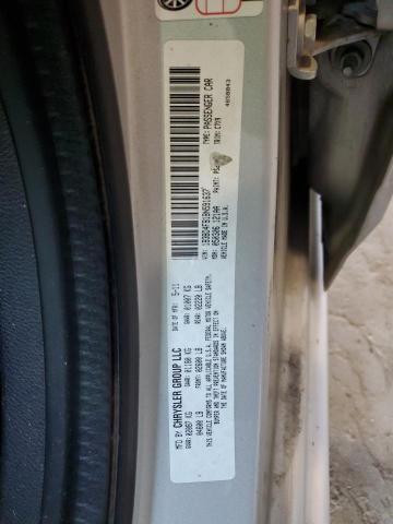 1B3BD4FB1BN591637 - 2011 DODGE AVENGER EXPRESS 银色 照片 12