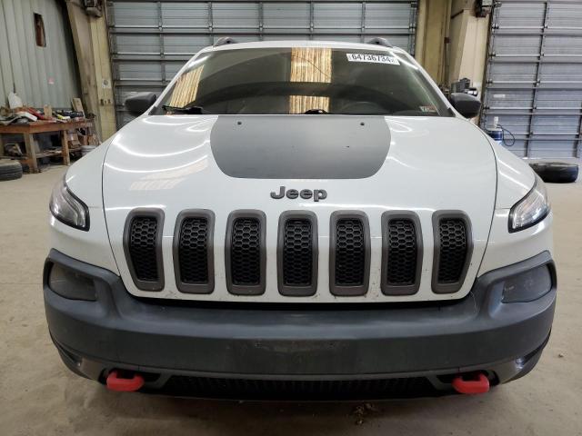 1C4PJMBS8EW183959 - 2014 JEEP CHEROKEE TRAILHAWK WHITE photo 5