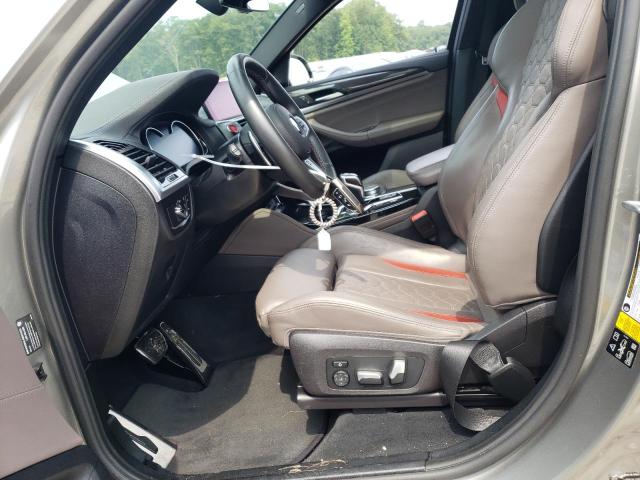 5YMUJ0C02LLA99542 - 2020 BMW X4 M COMPETITION SILVER photo 7