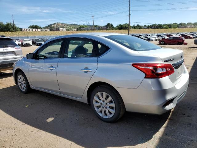 3N1AB7AP0KY323821 - 2019 NISSAN SENTRA S SILVER photo 2