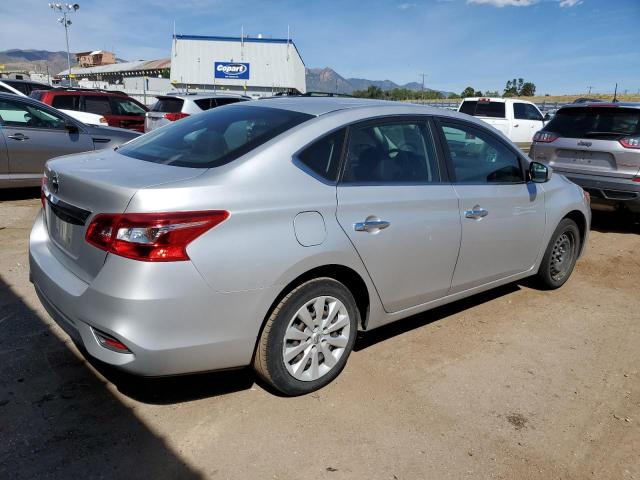 3N1AB7AP0KY323821 - 2019 NISSAN SENTRA S SILVER photo 3