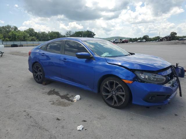 19XFC2F8XLE010332 - 2020 HONDA CIVIC SPORT Көк фото 4