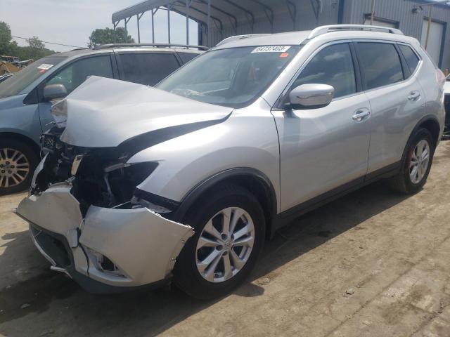 KNMAT2MT3FP559926 - 2015 NISSAN ROGUE S SILVER photo 1