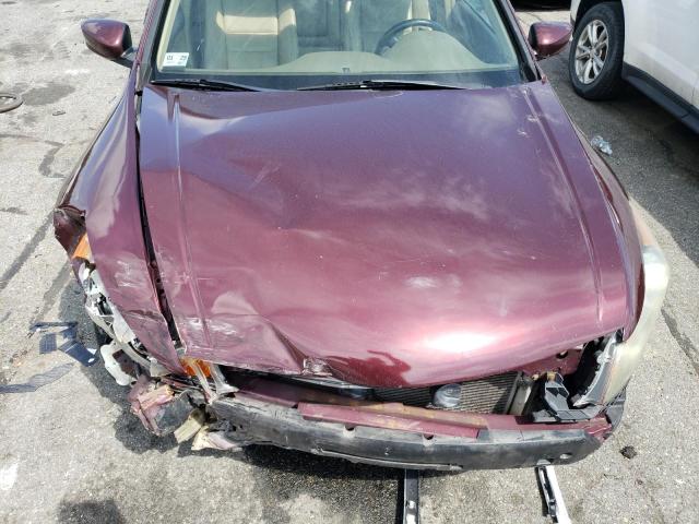 1HGCP26809A168229 - 2009 HONDA ACCORD EXL RED photo 11