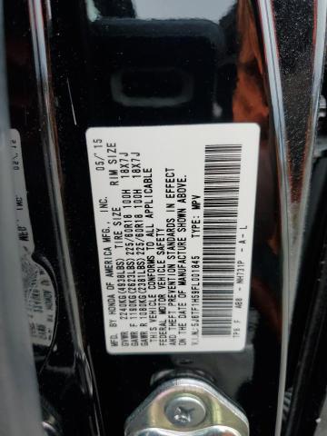 5J6TF1H59FL001845 - 2015 HONDA CROSSTOUR EXL შავი ფოტო 12