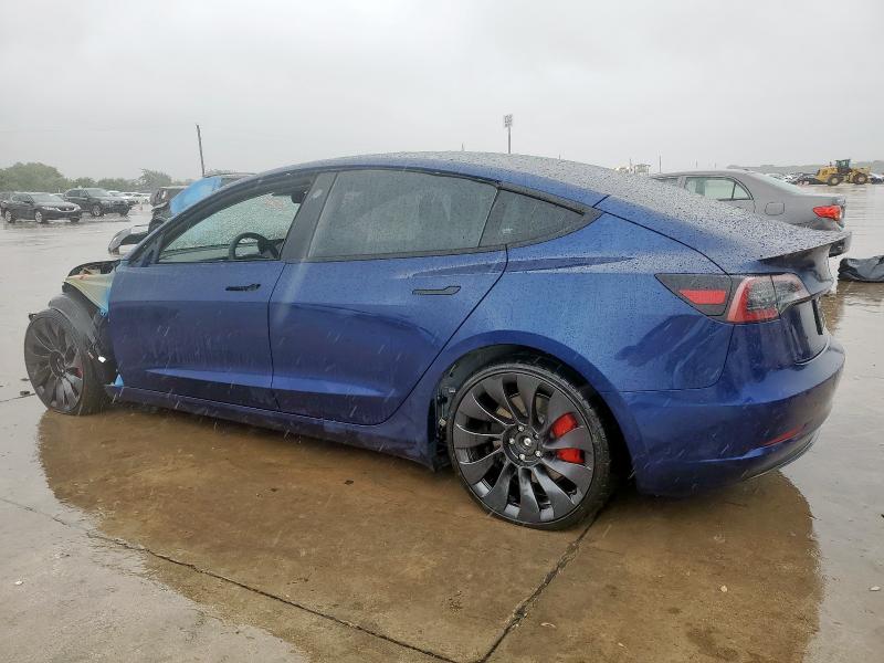 5YJ3E1EC4PF508524 - 2023 TESLA MODEL 3 ლურჯი ფოტო 2