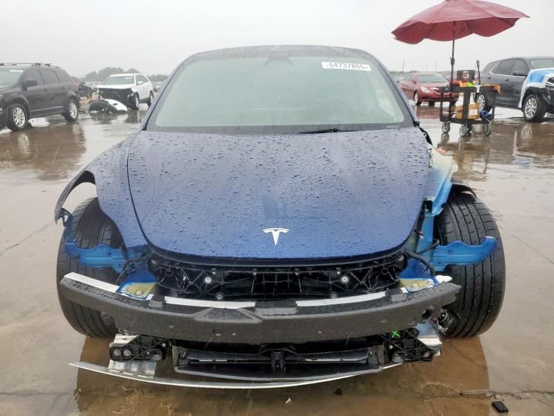 5YJ3E1EC4PF508524 - 2023 TESLA MODEL 3 ლურჯი ფოტო 5