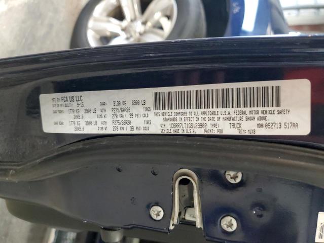 1C6RR7LT1GS129902 - 2016 RAM 1500 SLT BLUE photo 13