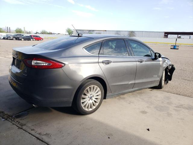 3FA6P0UU3ER234763 - 2014 FORD FUSION S HYBRID CHARCOAL photo 3