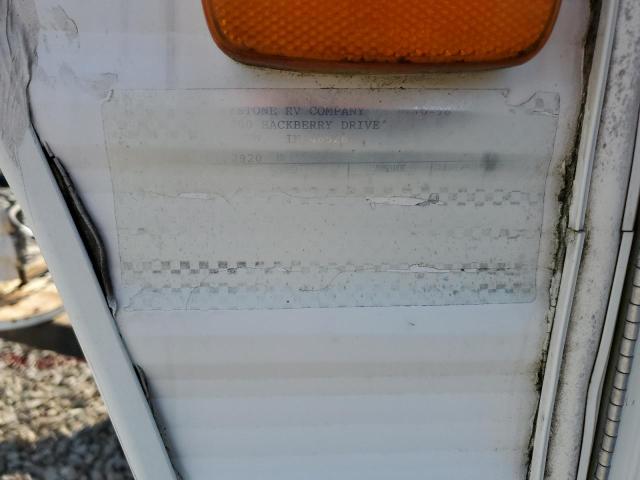 4YDT17013X3008112 - 1999 KEYSTONE TRAILER WHITE photo 10