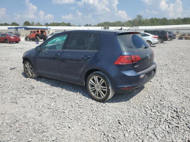 3VW2A7AU2FM018129 - 2015 VOLKSWAGEN GOLF TDI BLUE photo 2