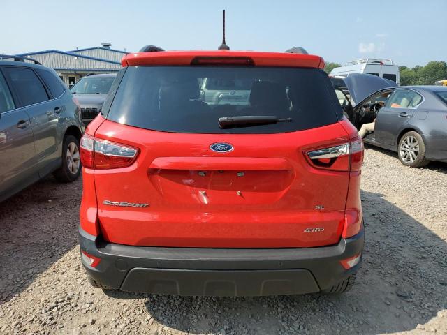 MAJ6S3GL1KC282632 - 2019 FORD ECOSPORT SE RED photo 6