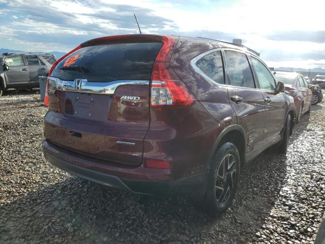 2HKRM4H42GH691264 - 2016 HONDA CR-V SE BURGUNDY photo 3