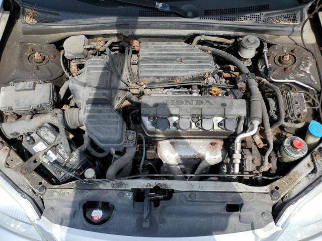 2HGES16852H922511 - 2002 HONDA CIVIC LX SILVER photo 11