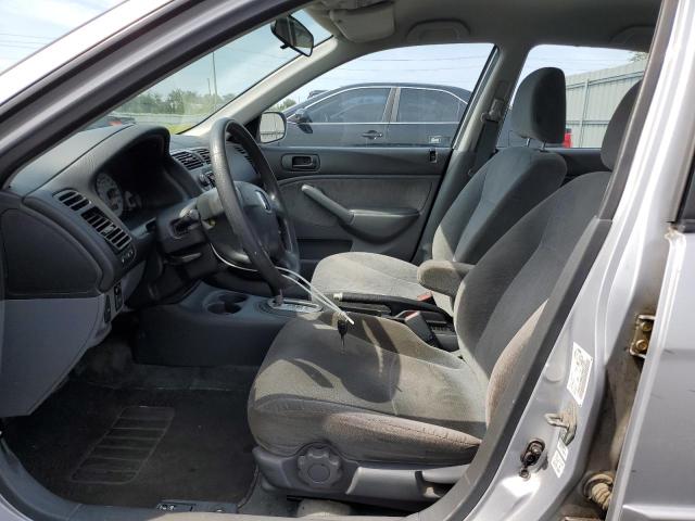 2HGES16852H922511 - 2002 HONDA CIVIC LX SILVER photo 7