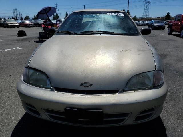 1G1JC524517312096 - 2001 CHEVROLET CAVALIER BASE TAN photo 5