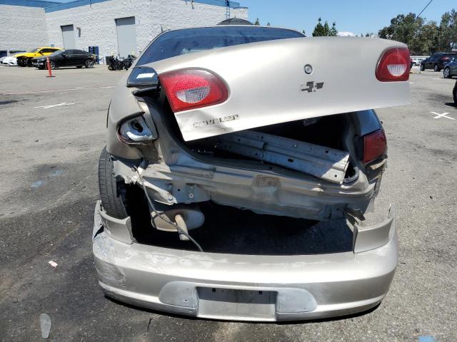 1G1JC524517312096 - 2001 CHEVROLET CAVALIER BASE TAN photo 6