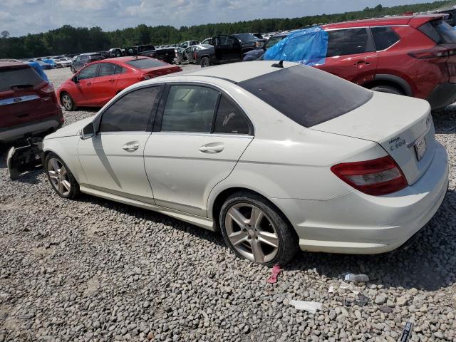 WDDGF8BB2BR150352 - 2011 MERCEDES-BENZ C 300 4MATIC WHITE photo 2