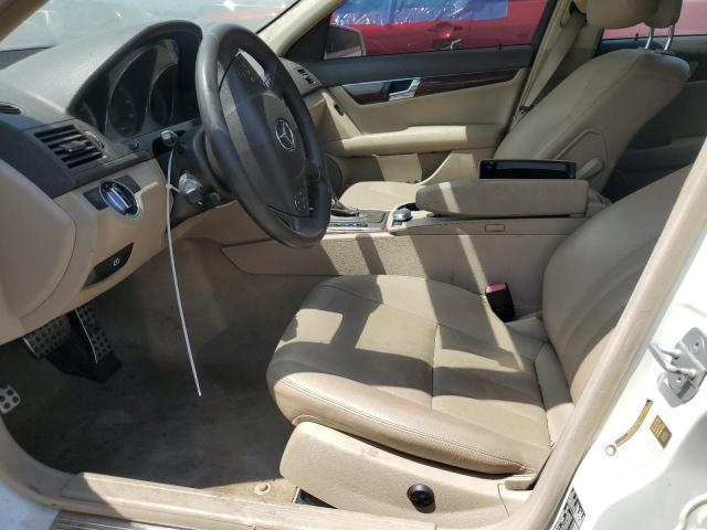 WDDGF8BB2BR150352 - 2011 MERCEDES-BENZ C 300 4MATIC WHITE photo 7