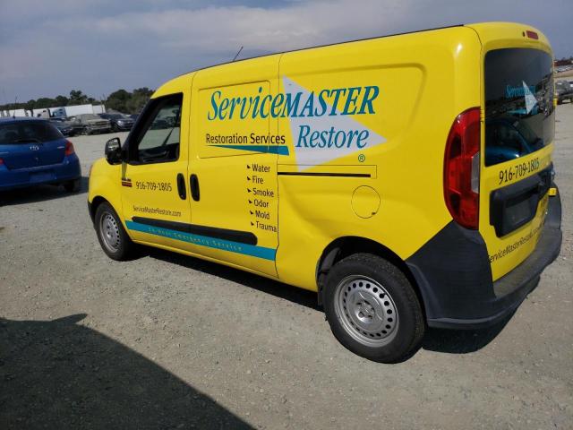 ZFBERFAT2G6B32973 - 2016 RAM PROMASTER ყვითელი ფოტო 2