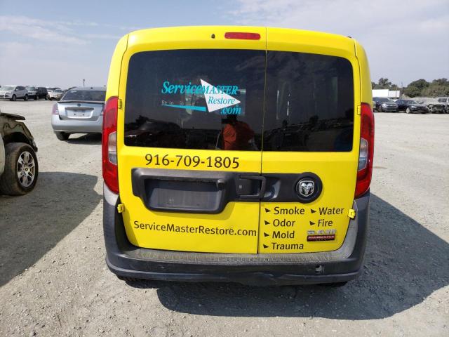 ZFBERFAT2G6B32973 - 2016 RAM PROMASTER YELLOW photo 6