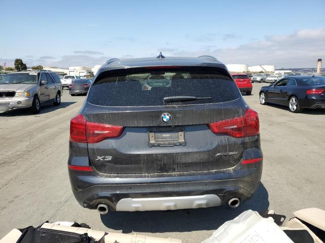 5UXTR9C52KLE16181 - 2019 BMW X3 XDRIVE30I BLACK photo 6