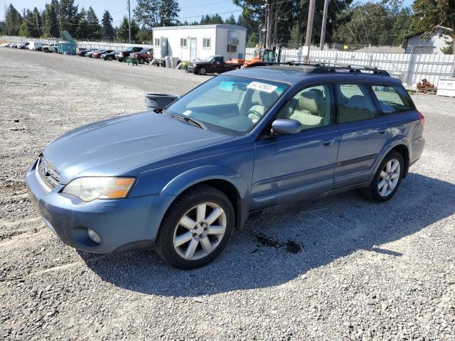 4S4BP62C567341761 - 2006 SUBARU LEGACY OUTBACK 2.5I LIMITED BLUE photo 1