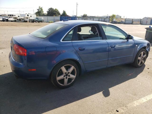 WAUAF68E05A438960 - 2005 AUDI A4 2.0T BLUE photo 3