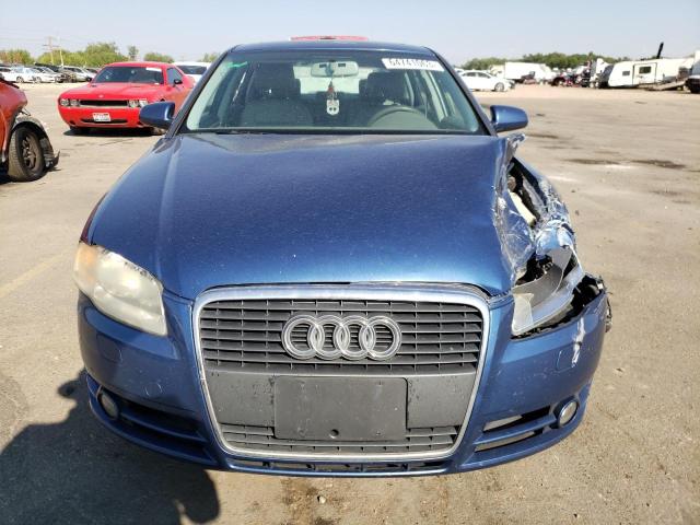 WAUAF68E05A438960 - 2005 AUDI A4 2.0T BLUE photo 5