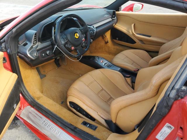 ZFF68NHA1F0204037 - 2015 FERRARI 458 SPIDER RED photo 5