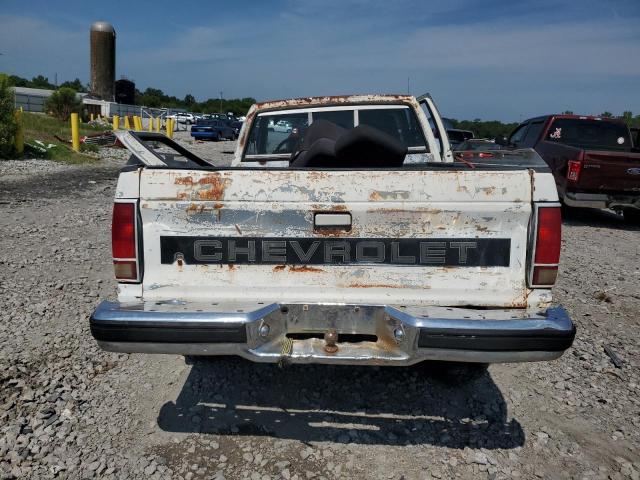 1GCCS14R2M8298189 - 1991 CHEVROLET S TRUCK S10 WHITE photo 6