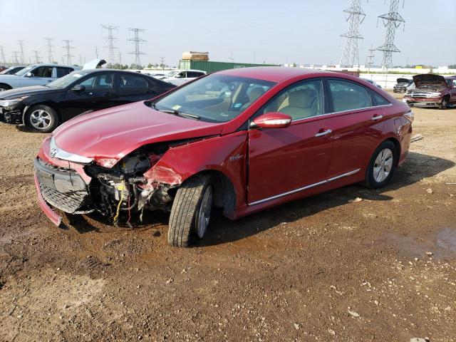 KMHEC4A45FA138847 - 2015 HYUNDAI SONATA HYBRID RED photo 1