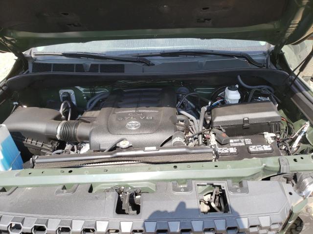 5TFDY5F13MX959378 - 2021 TOYOTA TUNDRA CREWMAX SR5 GREEN photo 11