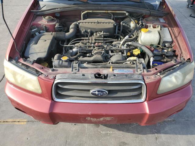 JF1SG65673H760491 - 2003 SUBARU FORESTER 2.5XS Красный фото 12