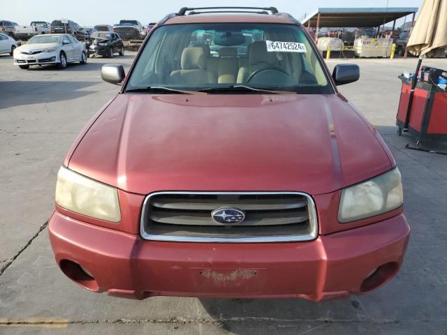JF1SG65673H760491 - 2003 SUBARU FORESTER 2.5XS Красный фото 5