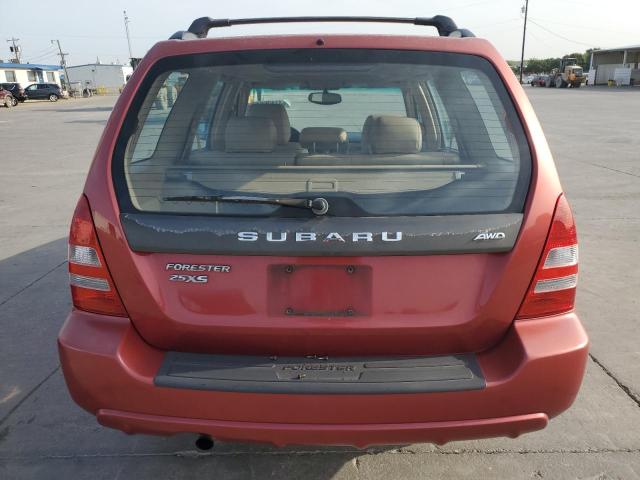 JF1SG65673H760491 - 2003 SUBARU FORESTER 2.5XS Красный фото 6