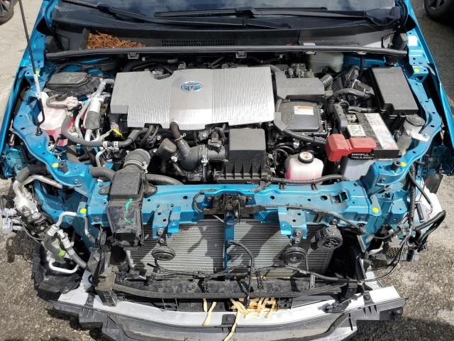 JTDKAMFP5M3192893 - 2021 TOYOTA PRIUS PRIM LE BLUE photo 11