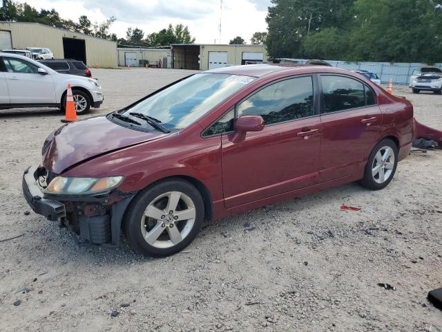 2HGFA1F67AH549007 - 2010 HONDA CIVIC LX-S ბურგუნდია ფოტო 1