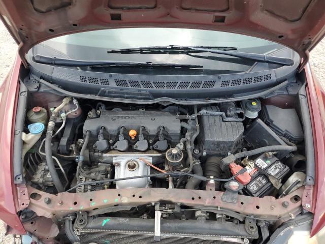 2HGFA1F67AH549007 - 2010 HONDA CIVIC LX-S ბურგუნდია ფოტო 11