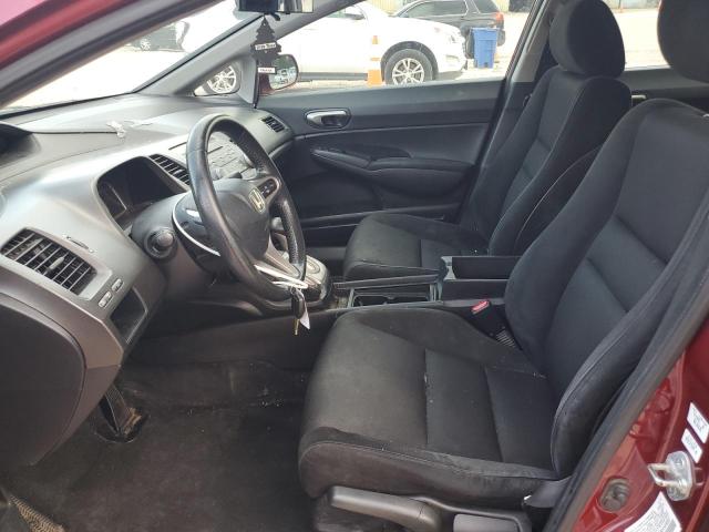 2HGFA1F67AH549007 - 2010 HONDA CIVIC LX-S ბურგუნდია ფოტო 7
