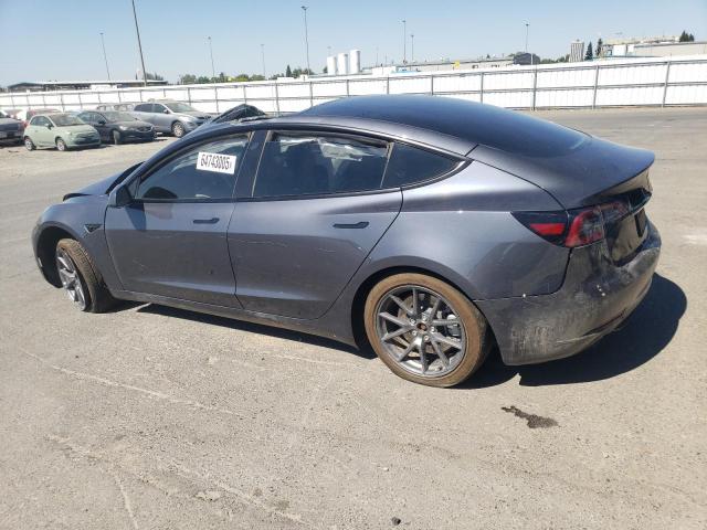 5YJ3E1EA0PF714969 - 2023 TESLA MODEL 3 Сұр фото 2