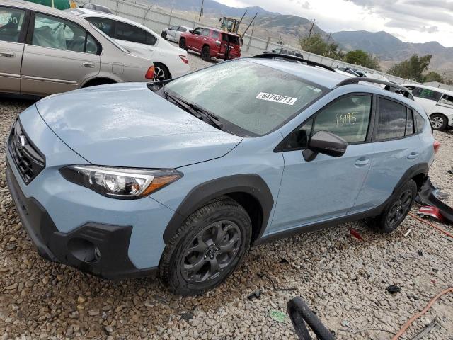 JF2GTHRC0PH211861 - 2023 SUBARU CROSSTREK SPORT TEAL photo 1