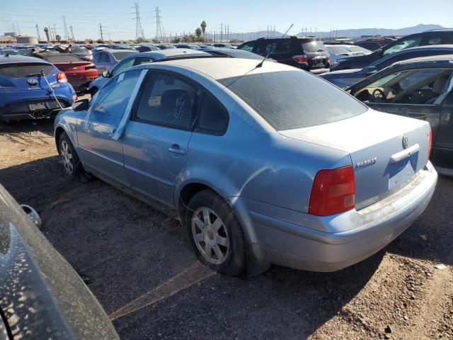 WVWAD63BXXE507686 - 1999 VOLKSWAGEN PASSAT GLS BLUE photo 2